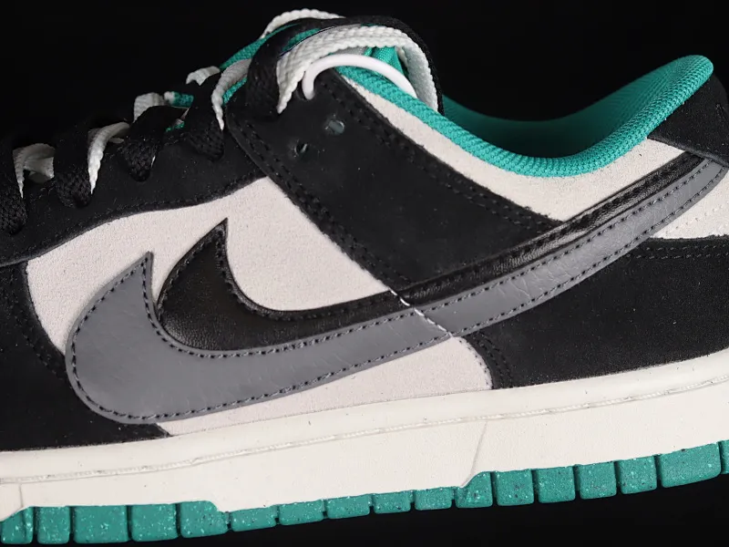 All categories Nk SB Dunk series Nk SB Dunk Low low-top sneakers Nk SB Dunk Low "85" black and gray double hook strap black and green SB low-top sports and leisure sneakers DO9457-133